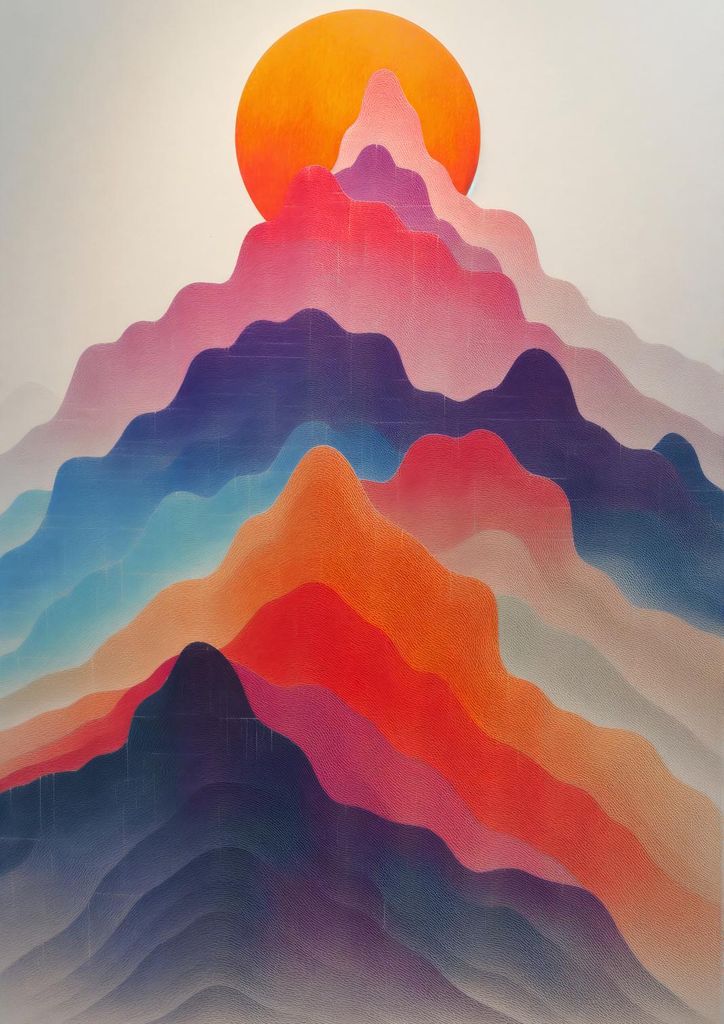 Plakat 21x29,7cm Gama Berge