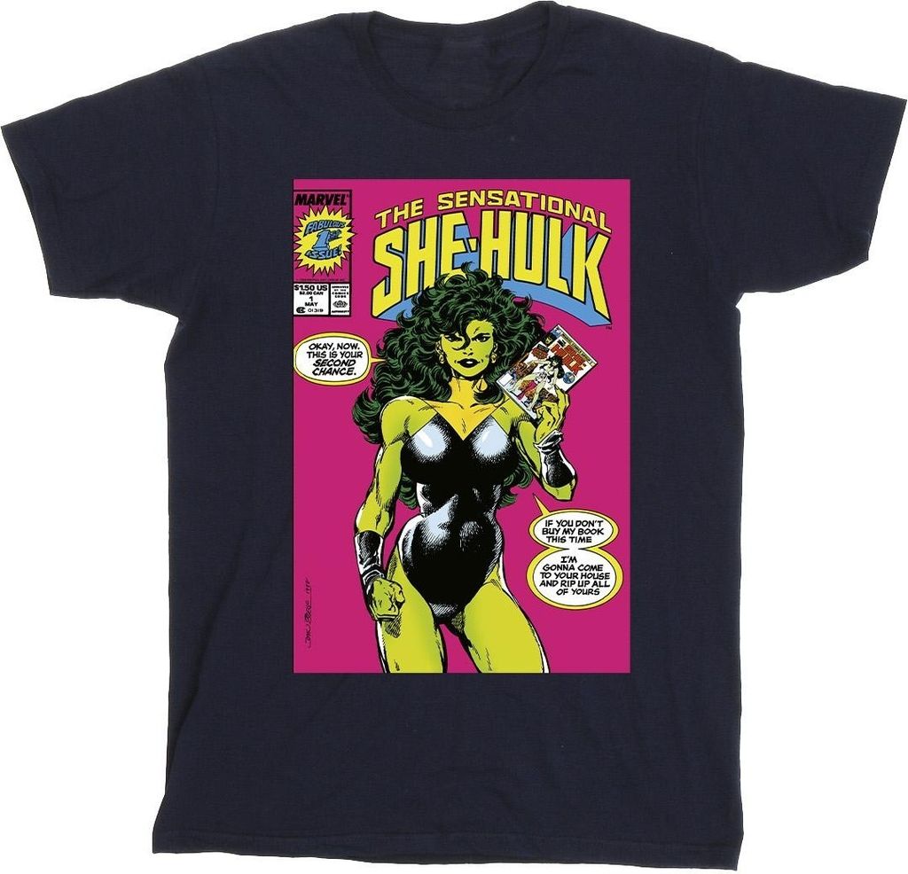 Marvel - "She-Hulk: Attorney At Law Second Chance" T-Shirt für Herren BI51844 (XXL) (Marineblau)
