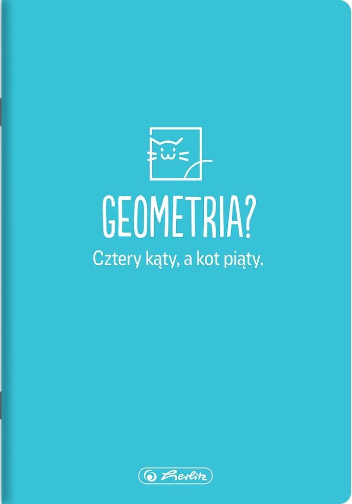 Zeszyt gładki a5 32 kartki - geometria