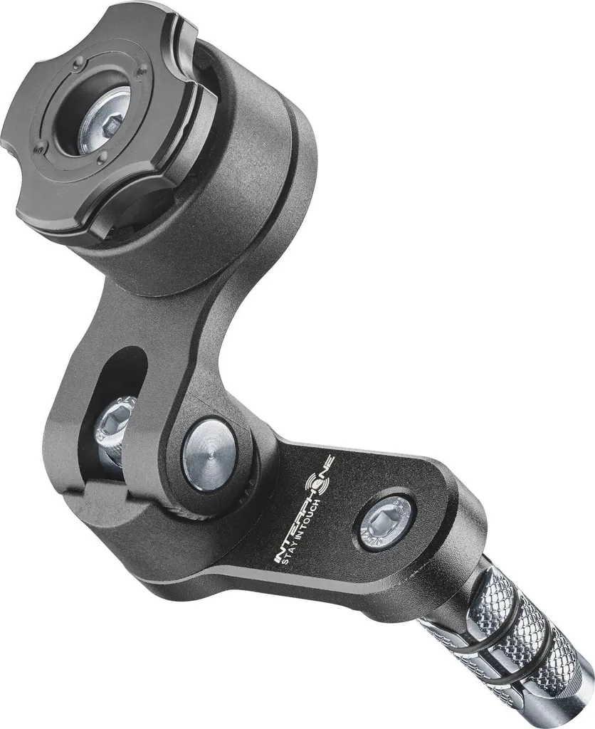 Fixation GPS moto pour colonne de direction Support Quiklox Argenté