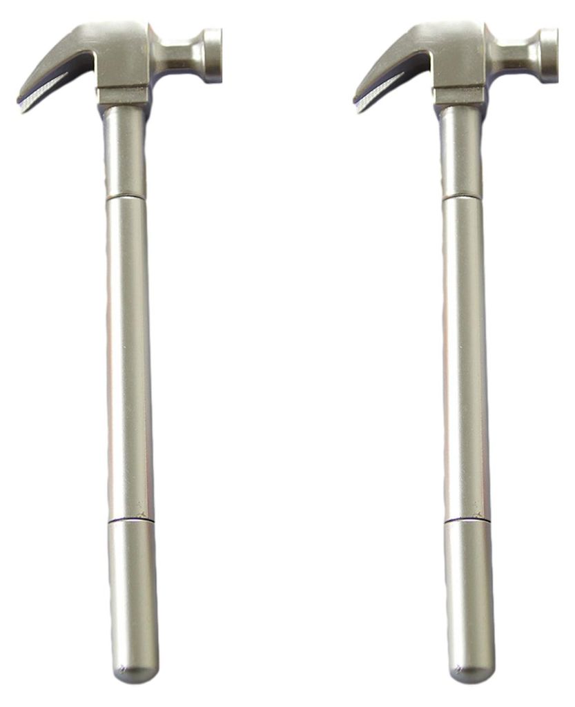 2 Stück kreative Gelstifte in Hammerform mit schwarzer Tinte – lustiges Hammerkopf-Design, ideal für Schüler und Büro, sanftes Schreiben, ori...
