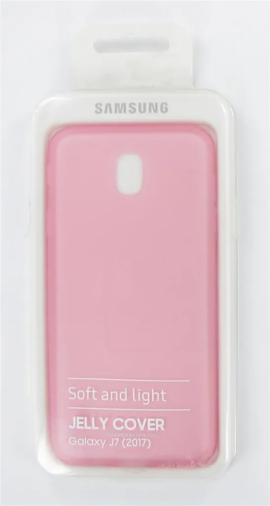 Custodia Samsung EF-AJ730 Jelly Cover Galaxy J7 2017 Pink Originale