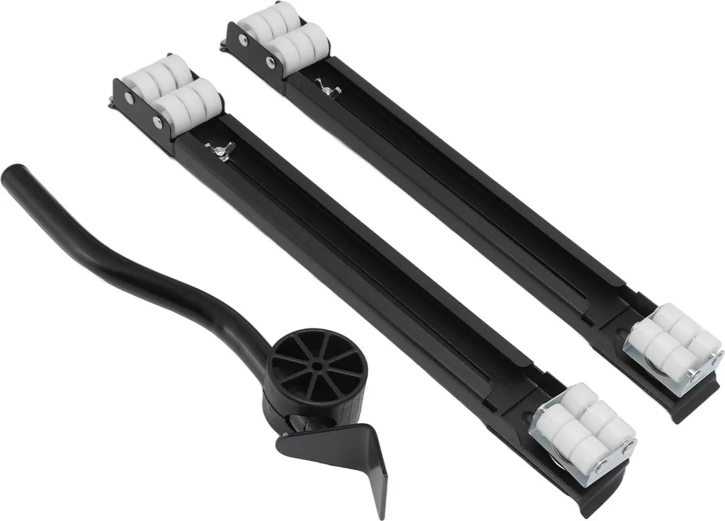 Base universelle extensible avec roues, support robuste 300 kg en noir