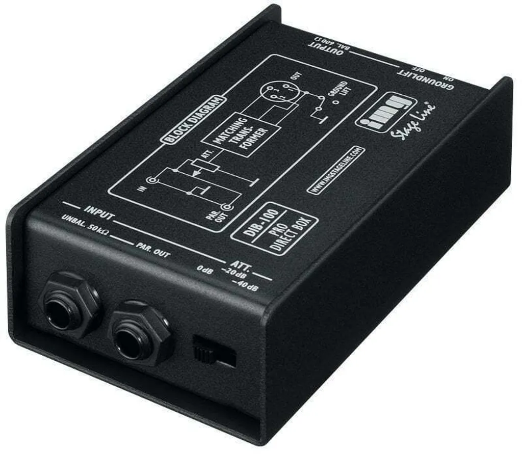 Supprimez les Bourdonnements Audio avec la DI-Box DIB-100 Efficace