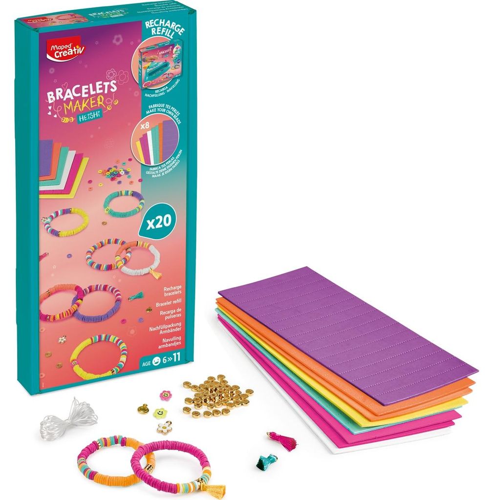 Maped Creativ Nachfüllset für Armband-Maschine BRACELETS MAKER HEISHI