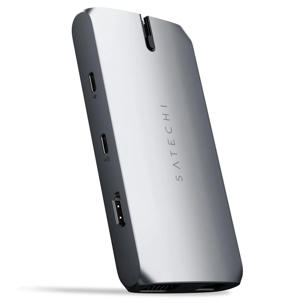 Hub USB C pour Télétravail Satechi ST-UCMBAM avec Sortie Écran HDMI VGA