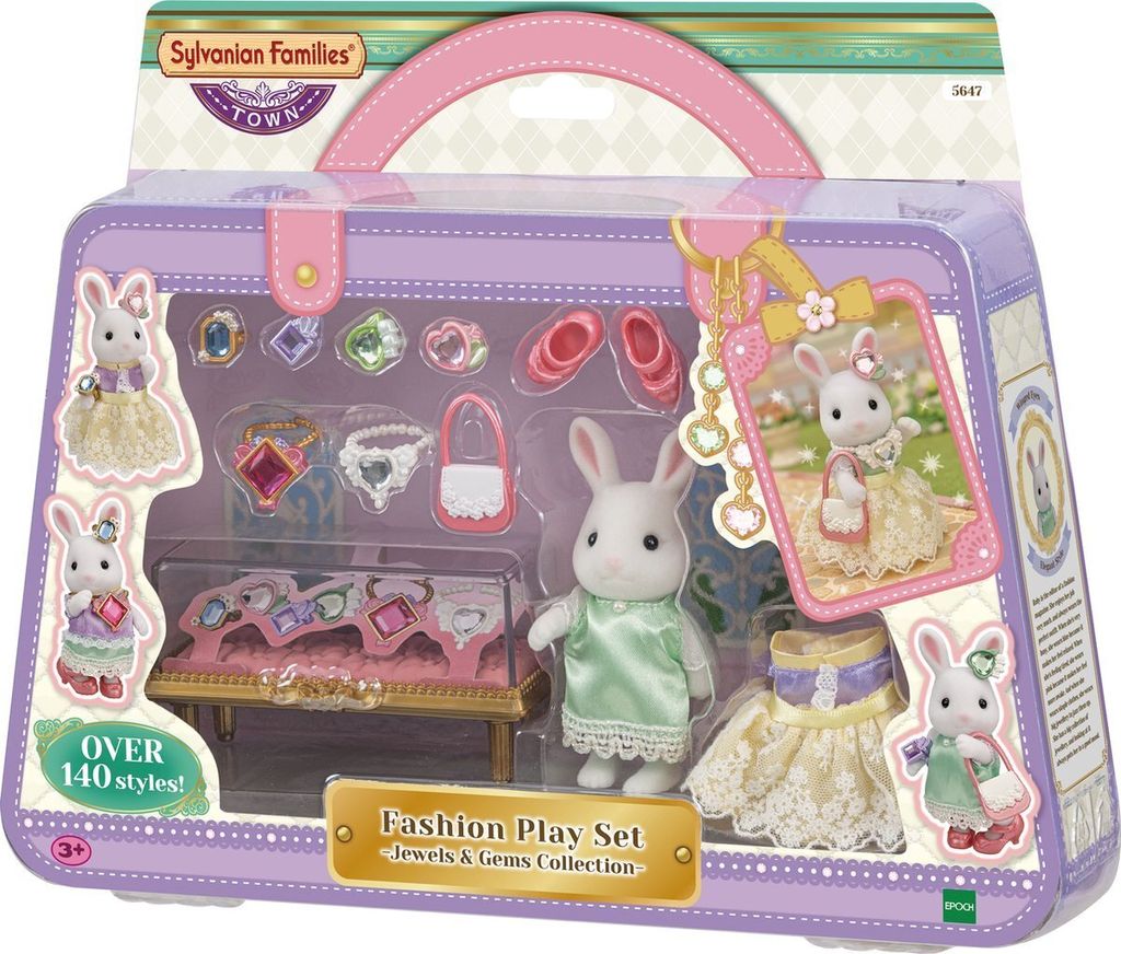 SYLVANIAN FAMILIES 5647 Ruby's Modekoffer, Puppenhaus, mehrfarbig SYLVANIAN FAMILIES