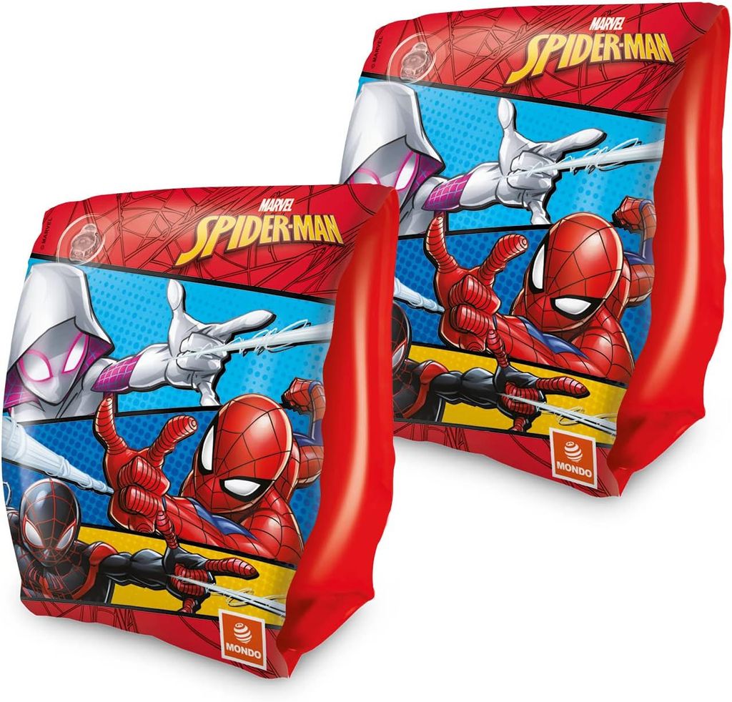 Mondo Toys - SPIDERMAN Arm Bands - Sicherheitsarmlehnen für Kinder - Material PVC - geeignet für Kinder von 2 bis 6 Jahren mit Gewicht 6 - 20 kg ...