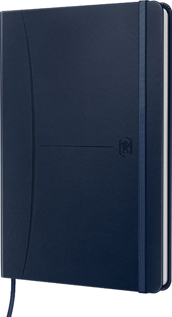 Oxford Notizbuch Signature DIN A5 liniert blau 80 Blatt
