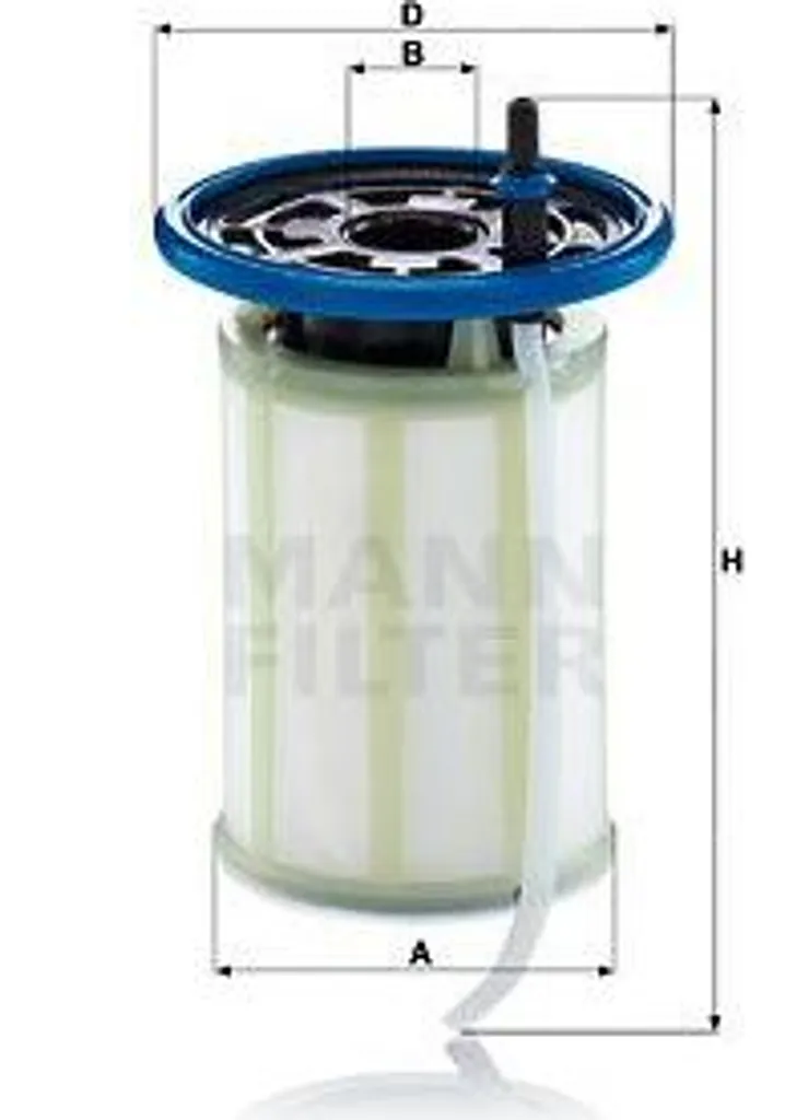 Filtre à carburant Polyuréthane 7019 MANN-FILTER compatible OE 77367623