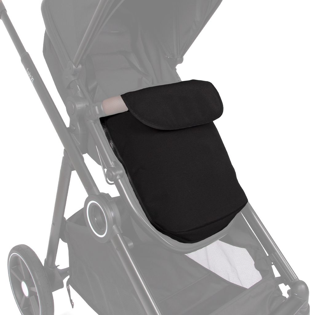 Baninni Fußsack für Duo Kinderwagen Luiz XL Schwarz Produktbild 