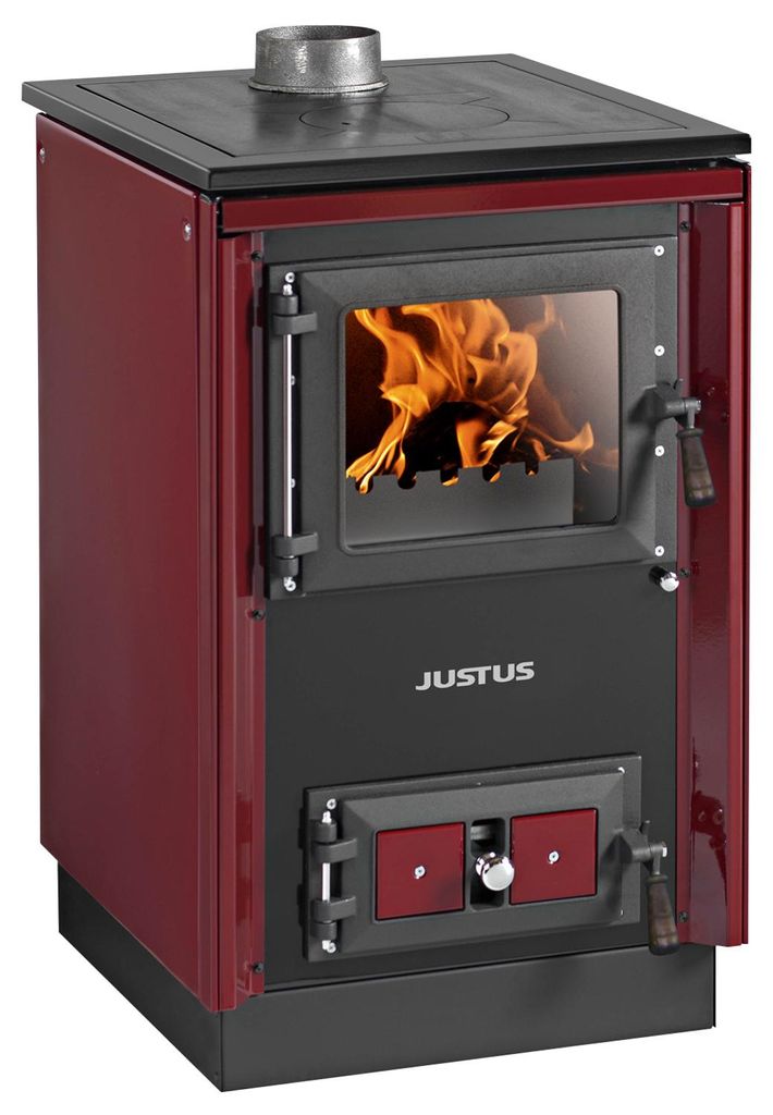 Justus | Küchenofen | Rustico-50 2.0 | 7 kW | Bordeaux Produktbild 