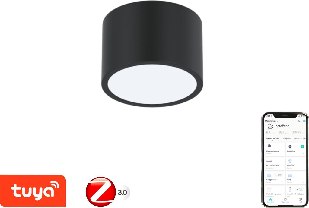 Immax NEO RONDATE Inteligentné stropné svetlo 15cm 12W Obrázok produktu 