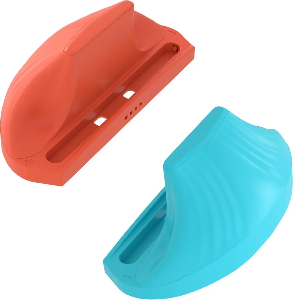 Supporto Mouse INF Switch 2: Set 2 Pezzi Grip Mouse Rosso/Blu