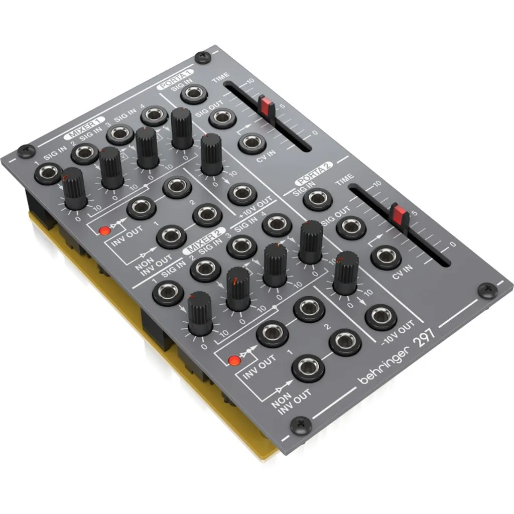 Module Synthétiseur Portamento Double et Utilitaire CV pour Eurorack