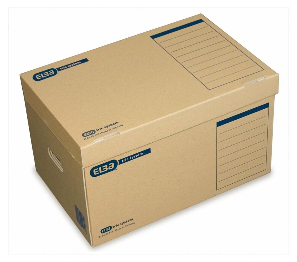 10 Contenitore per archivi ELBA sistema tric marrone 54,5 x Immagine del prodotto 