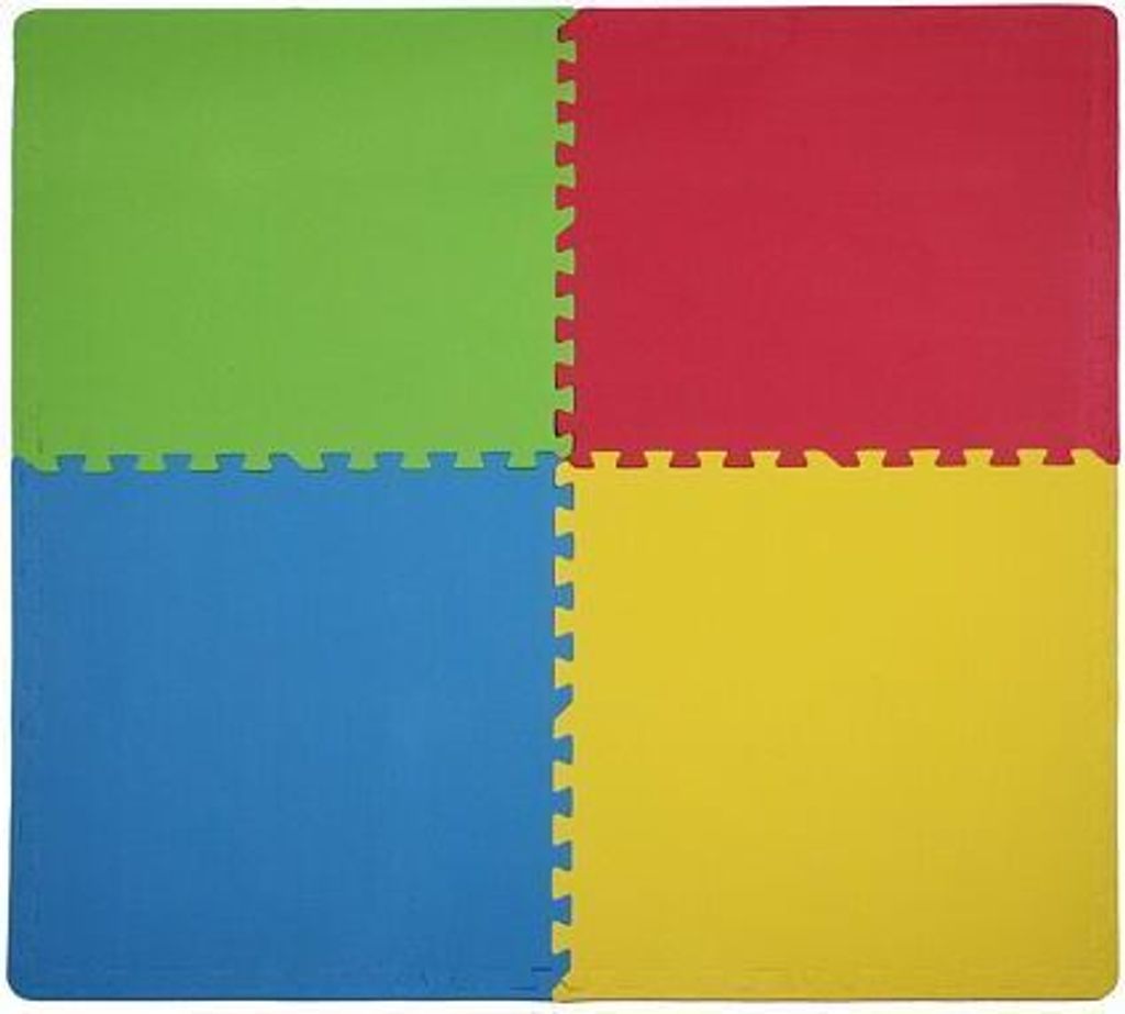Merco Colored Puzzle fitness podložka mix barev balení 4 ks Obrázek produktu 4