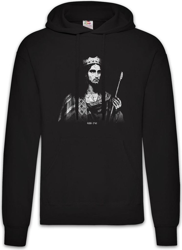 Urban Backwoods Karl Martell, Herren Hoodie, Farbe: Schwarz, Größe: XL
