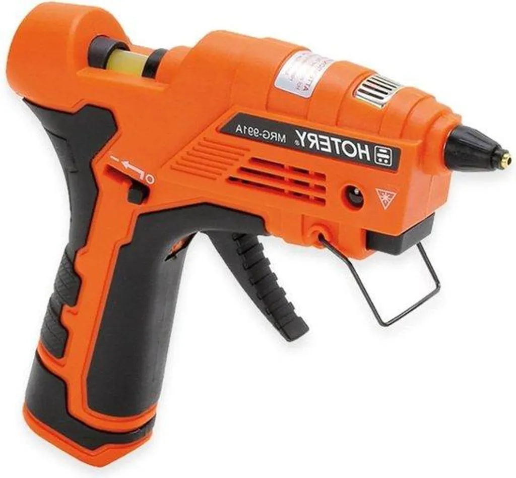 Pistolet à colle 12mm sans fil fini les câbles avec le système à gaz