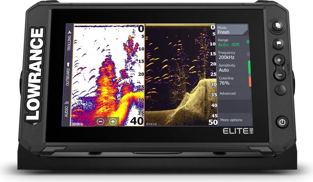 Lowrance Elite FS 9, 000-15706-001, Fischfinder & Navigationssystem, 9" Display, Touchscreen, ohne Geber, Netzwerkfähig, GPS