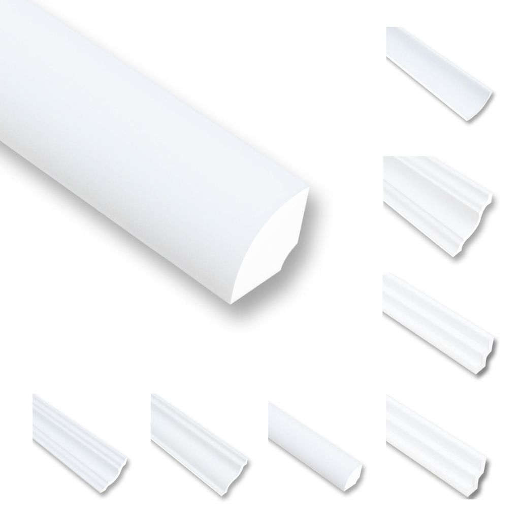 40 Meter Decken-Leisten XPS Abschlussleiste 20x20mm Produktbild 