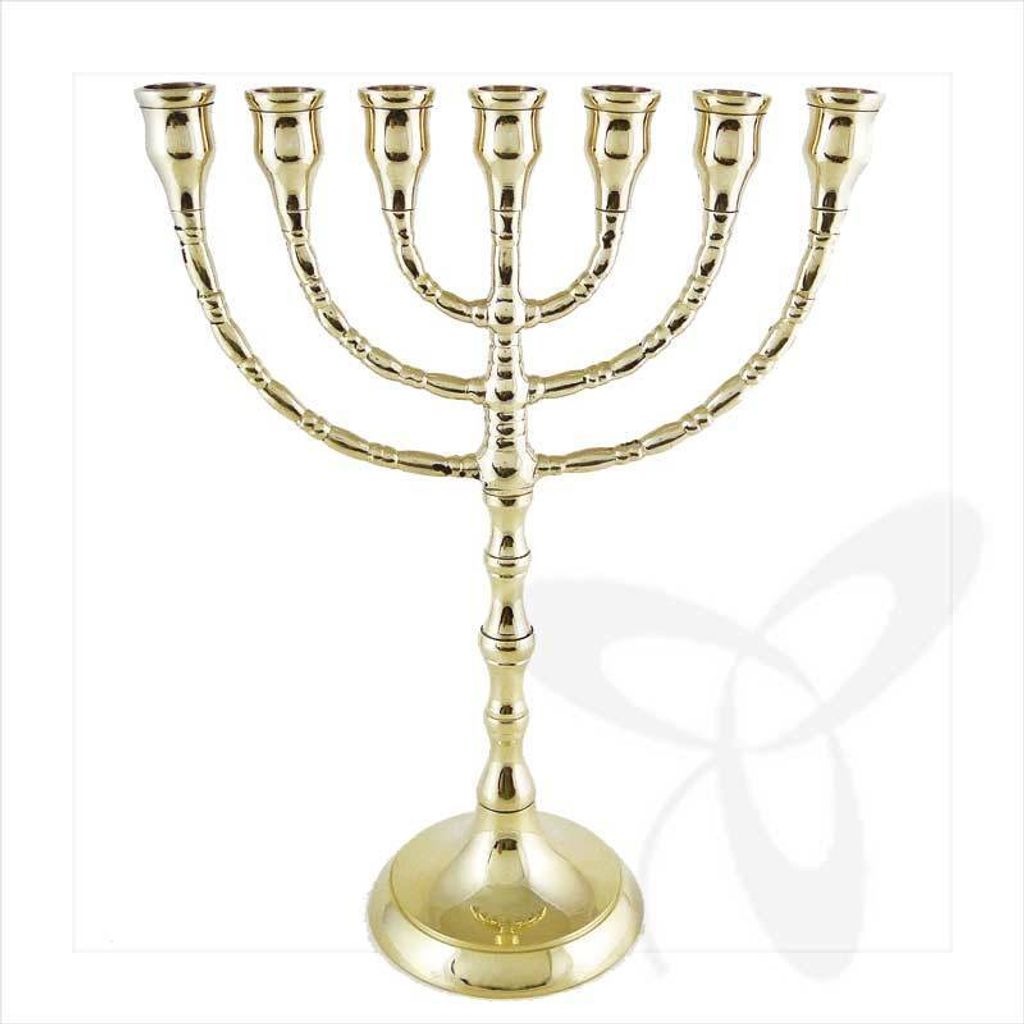 Menora Messing 25 Handarbeit Kerzenständer Menorah Менора 2791