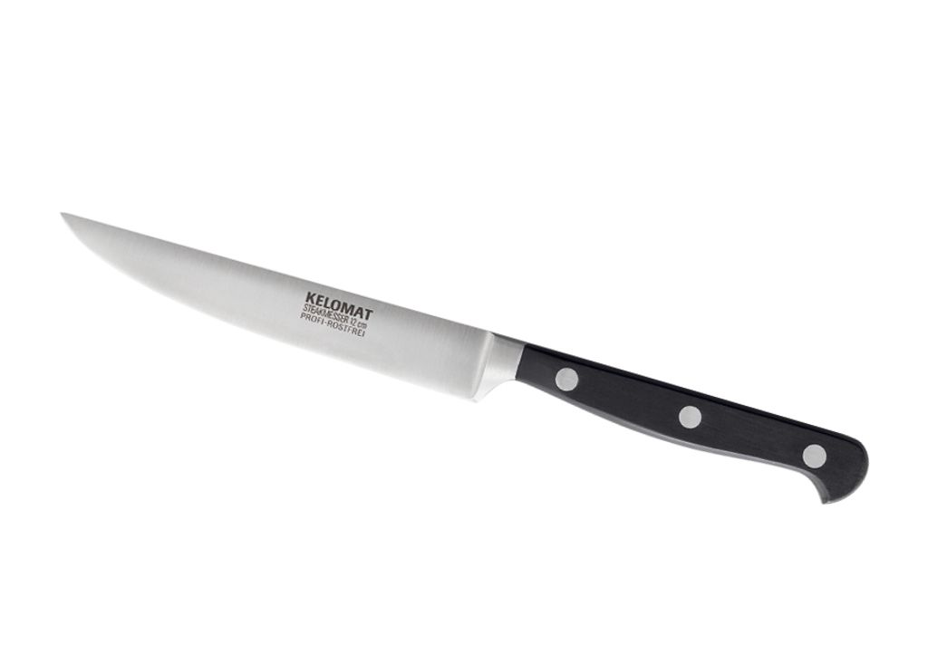 Kelomat Steakmesser 12cm Chromstahl Profi geschmiedet