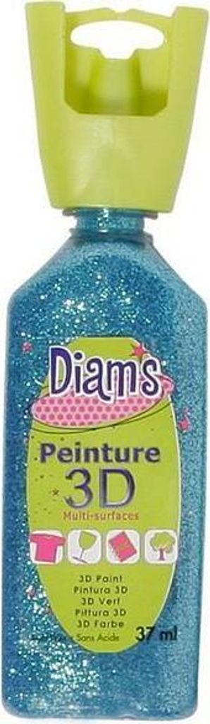 Farbe Diam's 3D - Glitzer türkis