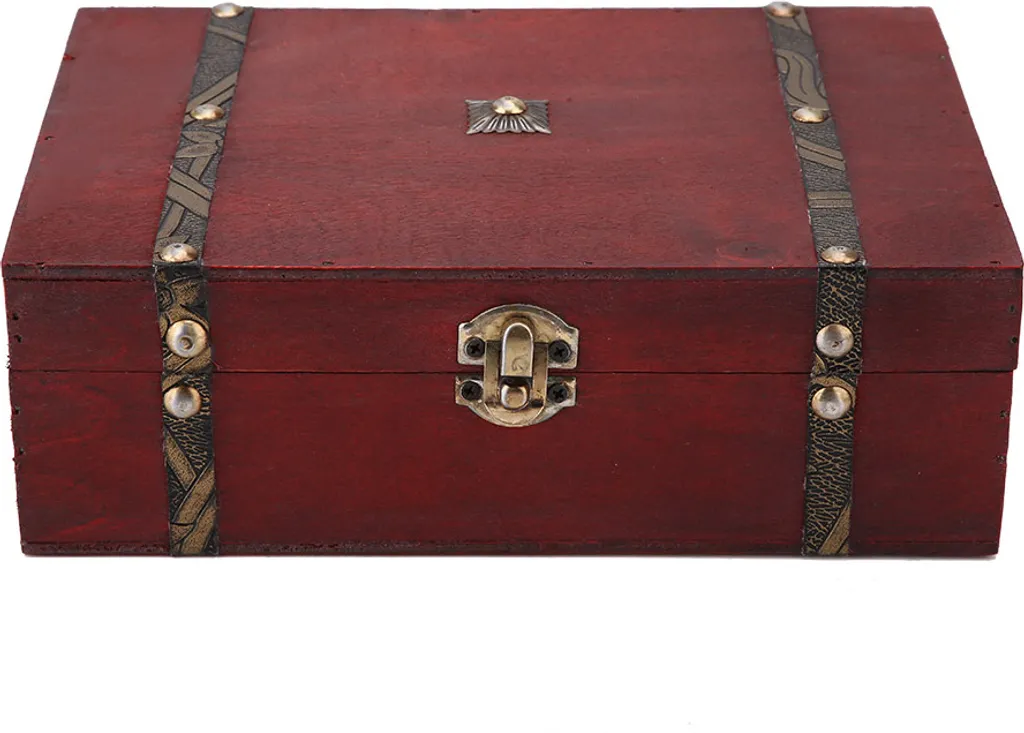 Boîte à bijoux en bois vintage : rangement déco idéal pour vos cadeaux