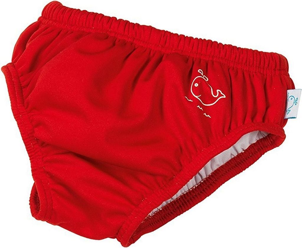 fashy Badehöschen und Aqua-Windel zugleich mit Kordel, Unisex, rot S