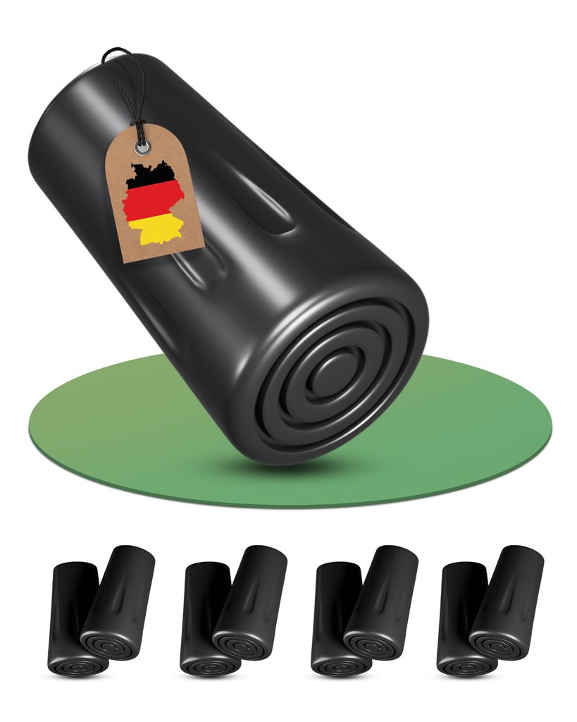 Gummipuffer für Nordic Walking Stöcke, Aufsätze Trekkingstöcke, Nordic Walking Pads für alle Wanderstöcke geeignet 10 Stück