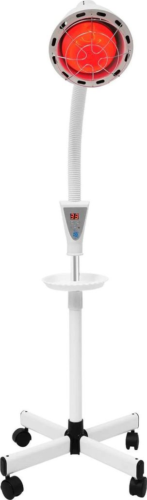 Infrarot-Wärmelampe - Therapie-Stehlampe - 275 W - Temperatur 0–115°C einstellbar - E27 - EU‐Stecker 220 V - Infrarotlampe enthalten - Metall...