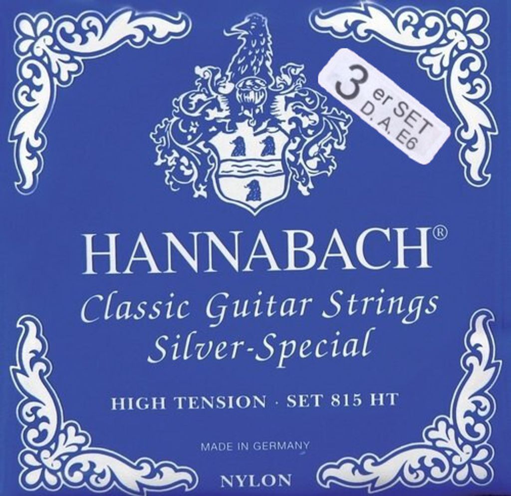 Hannabach 8157HT silver special - Bass-Satz - high (blau) Image du produit 