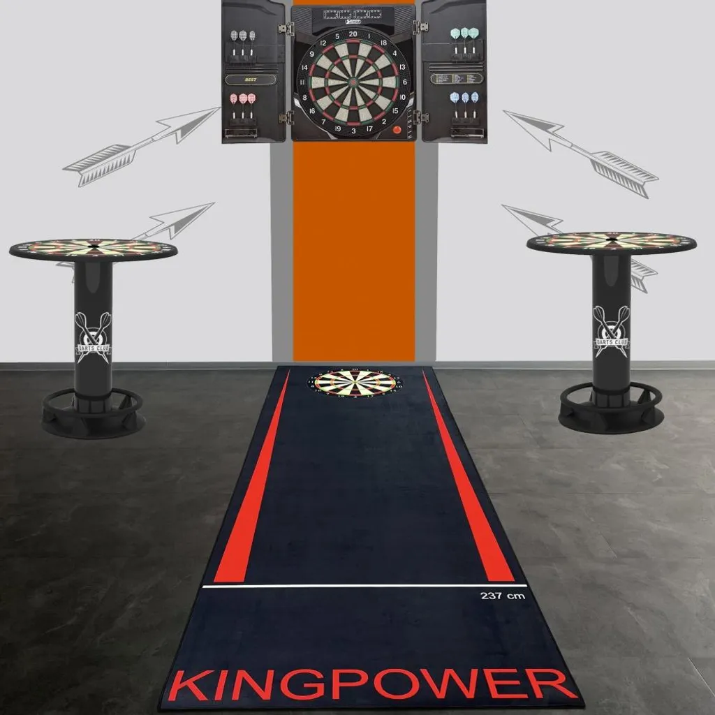 Tapis fléchettes pour protéger le sol et mesurer la distance de tir oche