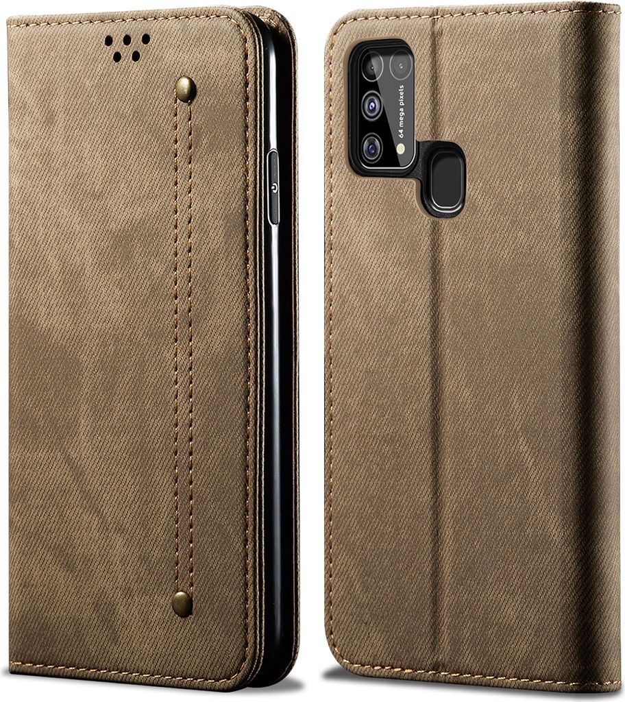 Galaxy M21S Hülle, LaimTop Leder Brieftasche Flip Bookstyle Produktbild 