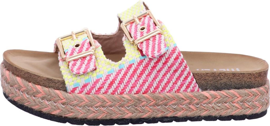 Meyla Plateau Pantoletten Damen 32313435353237 Pink 40 EU