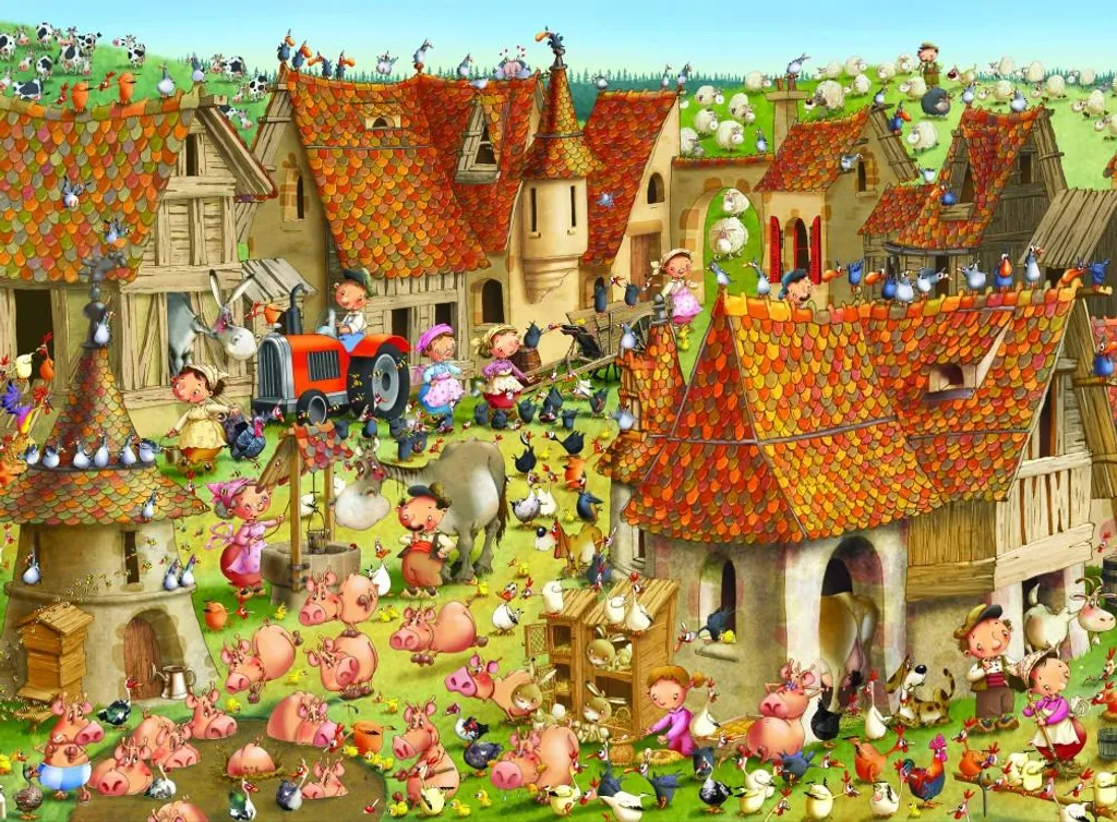 Puzzle 2000 pièces Grafika La Ferme Ruyer contre l'ennui et le stress