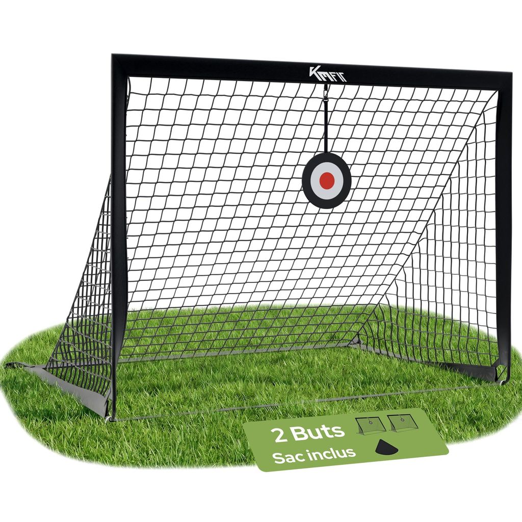 Lot de 2 cages de football KM-Fit 120 x 90 cm, cage Image du produit 