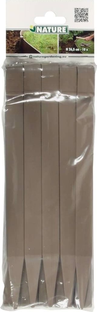 Nature Garten-Bodenanker 10 Stk. Taupe Produktbild 3