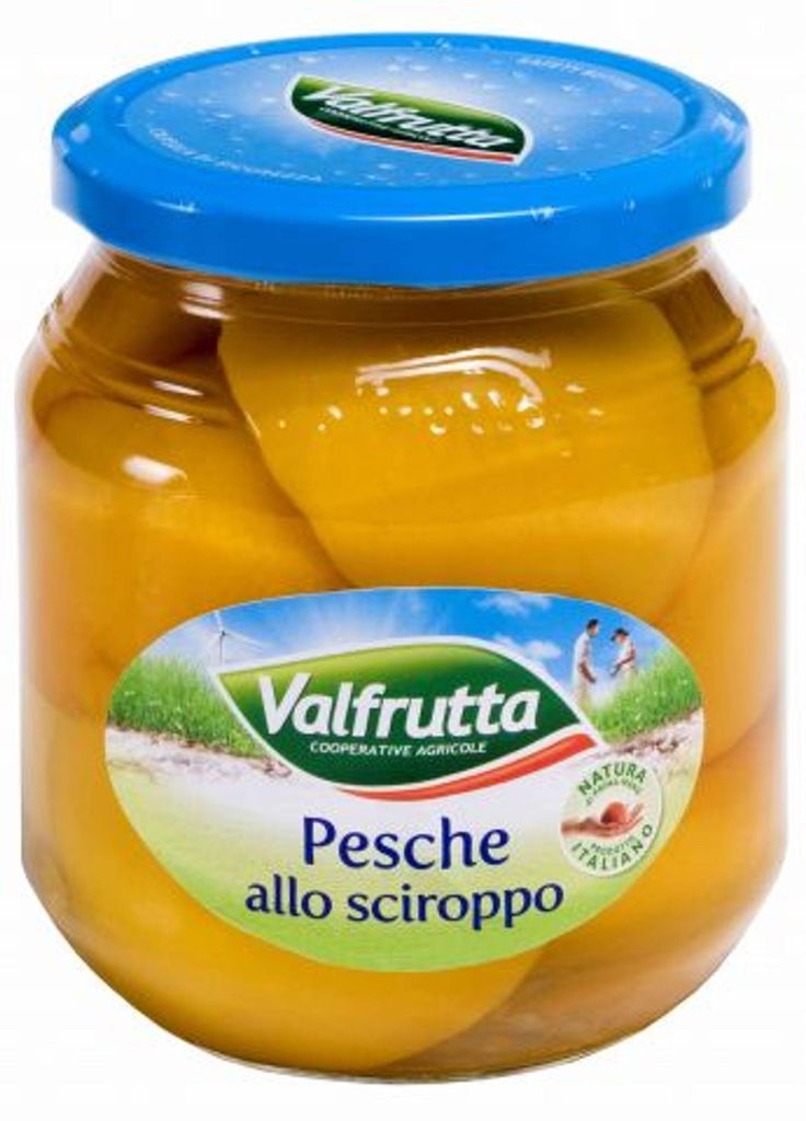 Pêches au sirop 580 g - Valfrutta Image du produit 