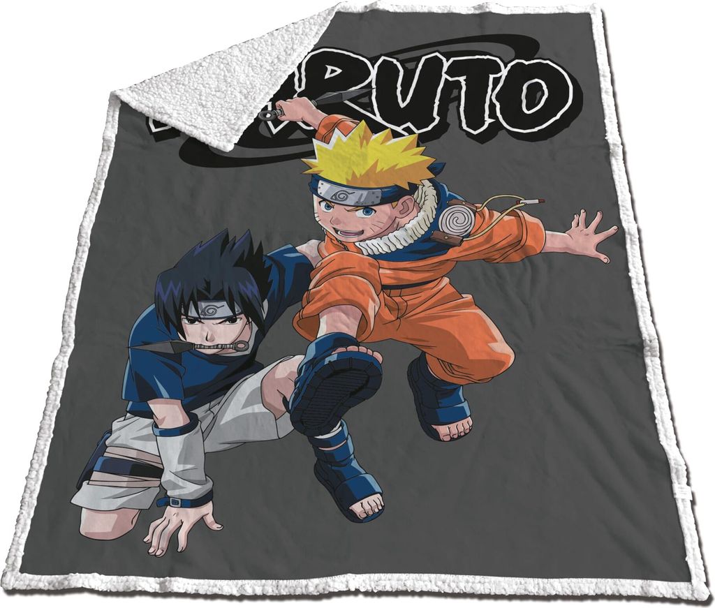 Aymax Naruto Sherpa-Decke, klassisch, 120 x 150 cm