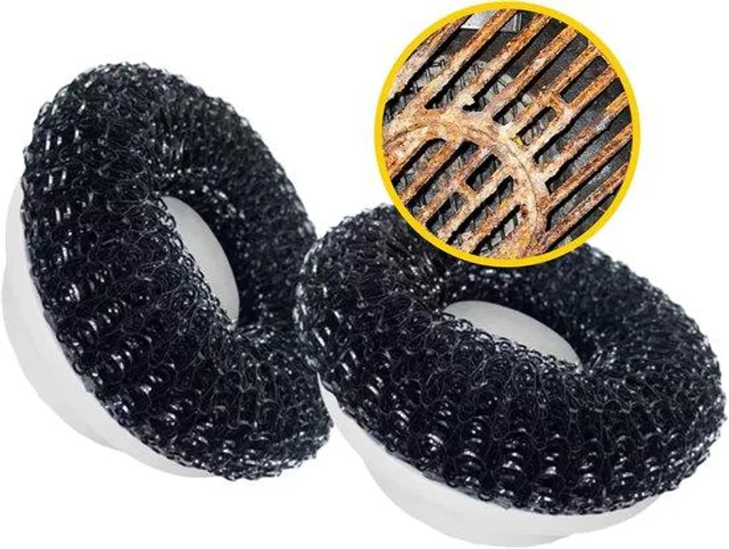 Lot de 2 brosses en acier pour nettoyage électrique haute performance