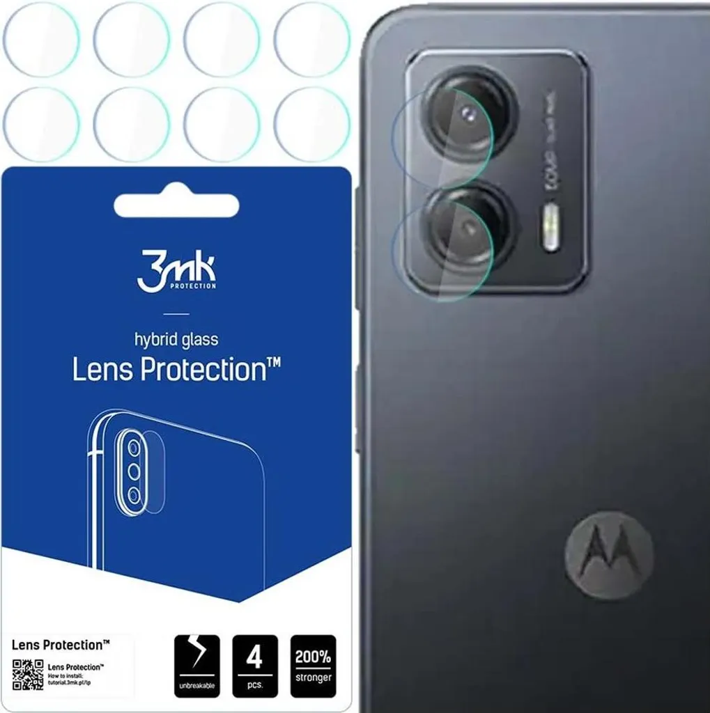 Vetro per Fotocamera 3mk per Motorola Moto G53 - 4x Permatoma KP25506