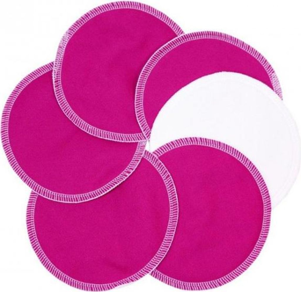 ImseVimse Nursing Pads Stay Dry, Stilleinlagen „bleib-trocken“, 3 Paar Cylamen (pink), 12cm