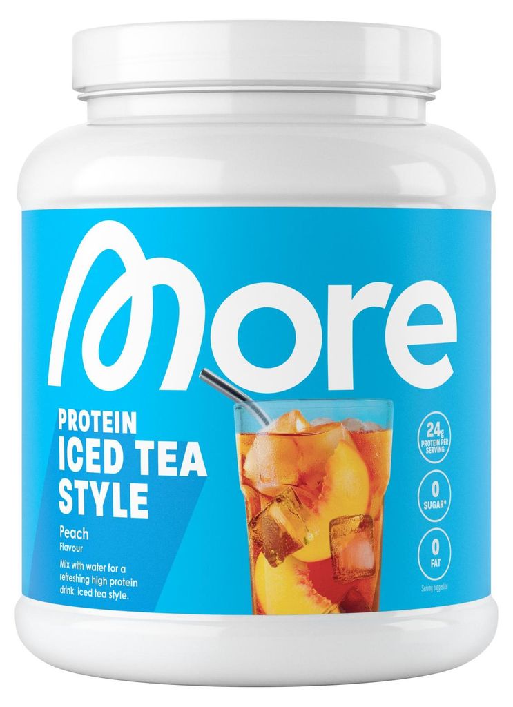 MORE Clear Peach Iced Tea (600 gr) Productafbeelding 