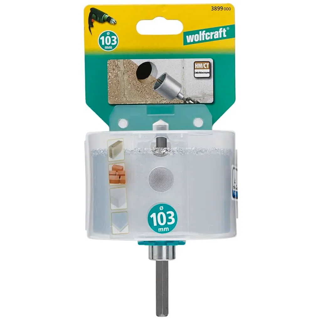 Trépan Wolfcraft multimatériau haute performance diamètre 80 mm - 3