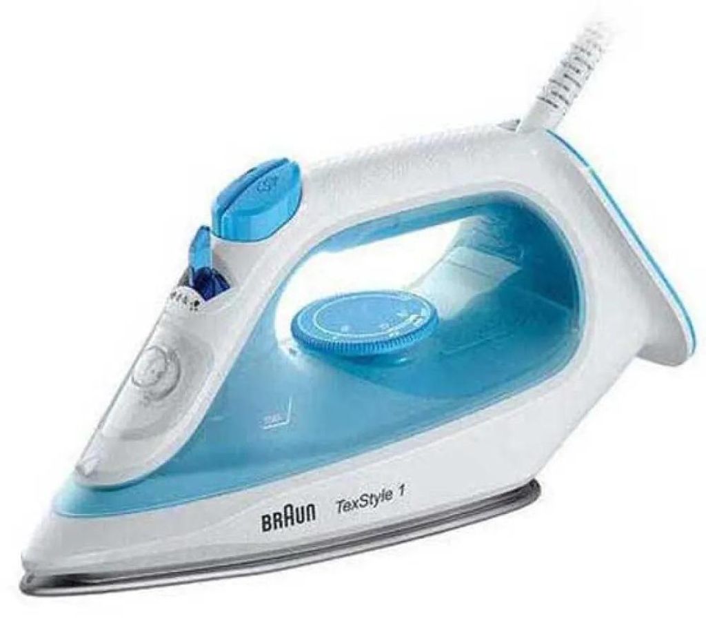 BRAUN SI 1050BL Dampfbügeleisen TexStyle 1 weiß/blau Produktbild 