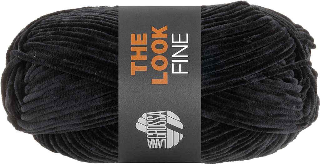 Lana Grossa - The Look Fine 0126 schwarz Produktbild 