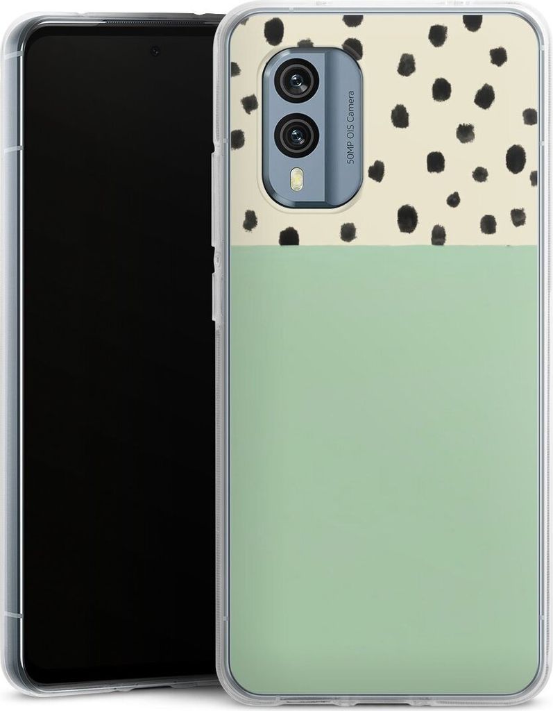 DeinDesign Handyhülle für Nokia X30 Silikon Hülle Case Smartphone Schutzhülle Abstrakt Boho Polka Dots