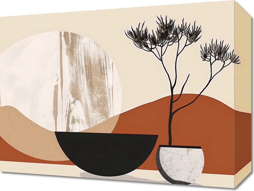 Bild 40x30cm Abstraktion über dem Raum